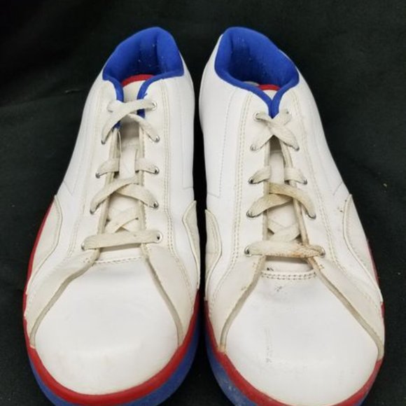 Retro Air Jordan Philly Low Rise Shoe Sz 9 Leather, White, Round Toe - Picture 8 of 10
